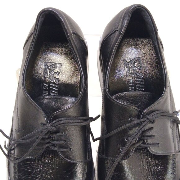 HOANG-DZA 75 NBO-GIA-TO-DN Leather Dress Shoes Square Toe Men\'s Size 8 NWOT main image 7
